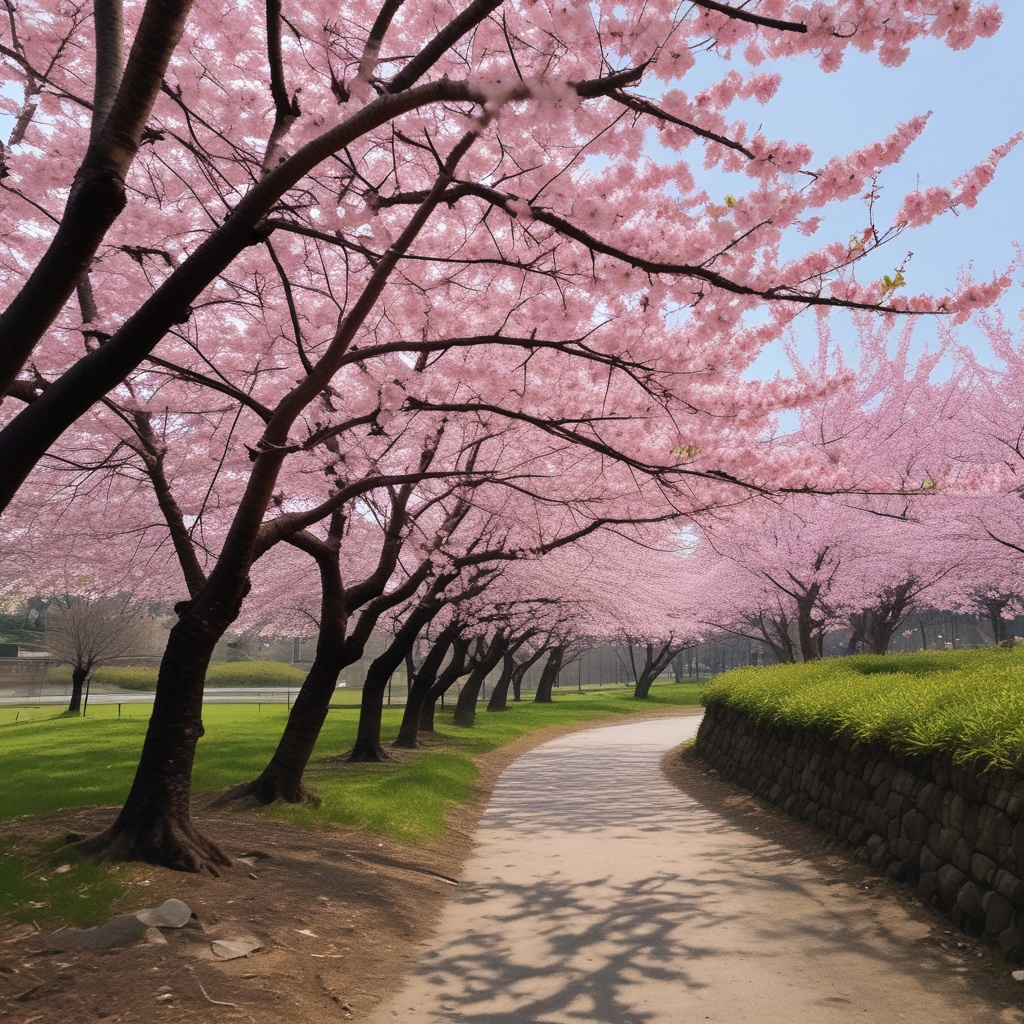 Cherry Blossoms in full bloom